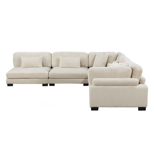 Traverse Beige 5pc Modular Sectional 8555