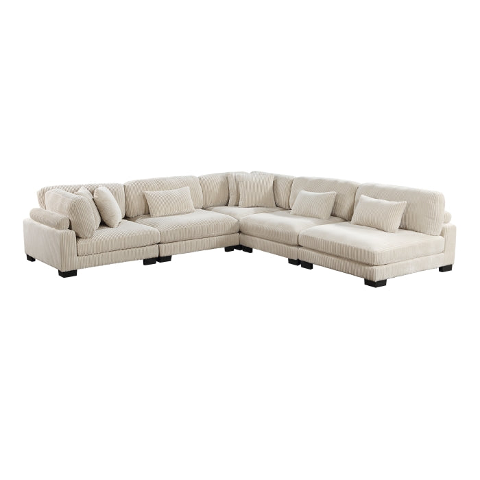 Traverse 5-Piece Modular Sectional with Ottoman 8555