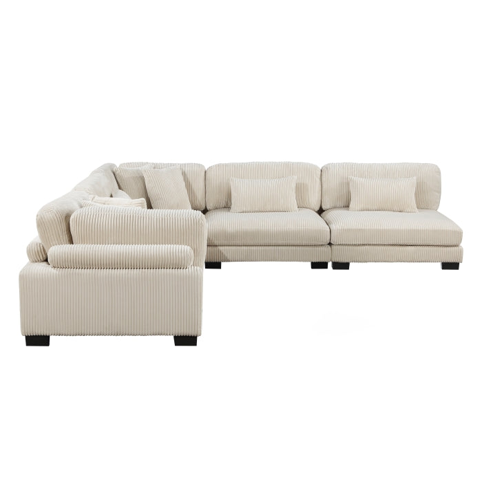 Traverse 5-Piece Modular Sectional with Ottoman 8555