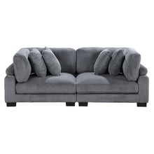 Load image into Gallery viewer, Traverse Gray Sofa and Loveseat 8555