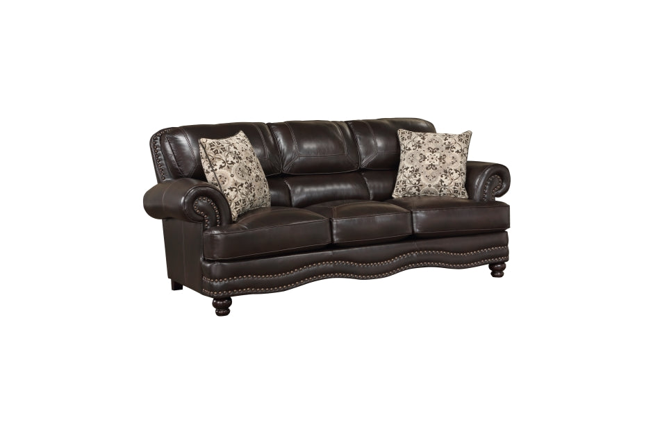 Milford Brown Sofa and Loveseat 9268