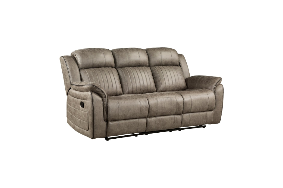 Centeroak Brown  Reclining Sofa and Loveseat 9479