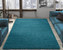 Load image into Gallery viewer, Cozy  Navy Shag Area Rug
SHG2766 8X10