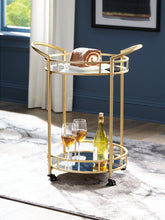 Load image into Gallery viewer, Wynora Gold Bar Cart   A4000099