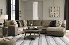 Load image into Gallery viewer, Abalone Chocolate Sectional Sofa RAF 91302