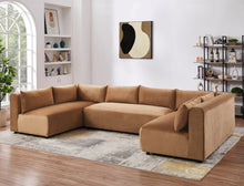 Load image into Gallery viewer, Aleny Cognac Modular Corner Sectional