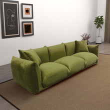 Load image into Gallery viewer, Arlo Olive Green Velvet Sofa