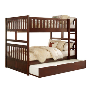 Rowe Cherry Full/Full Bunk Bed with Trundle| B2013