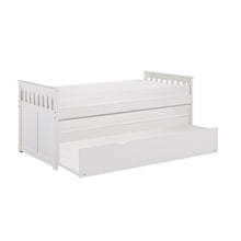 Load image into Gallery viewer, Galen White Twin/Twin Bed with Twin Trundle B2053