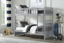 Load image into Gallery viewer, Orion Twin/Twin Grey Bunk Bed B2063