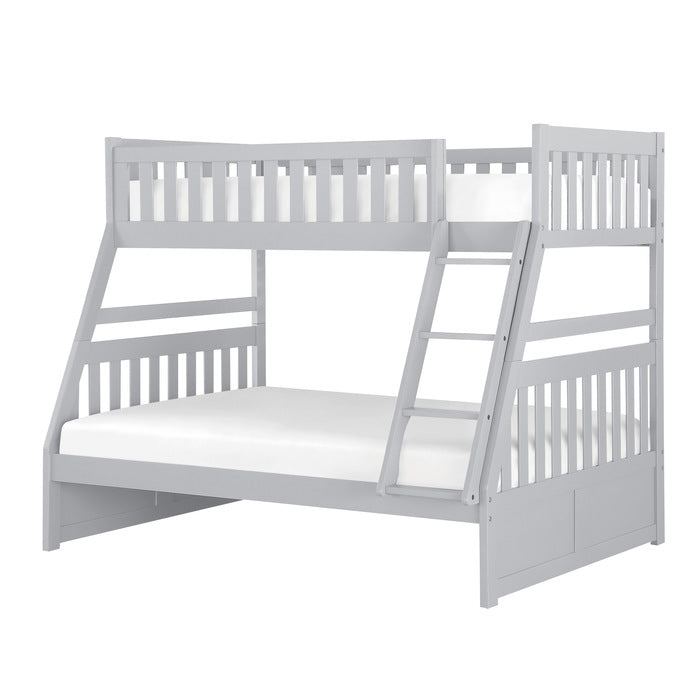 Orion Twin/Full Grey Bunk Bed B2063