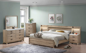 Tilston Natural Panel Bedroom Set B3400