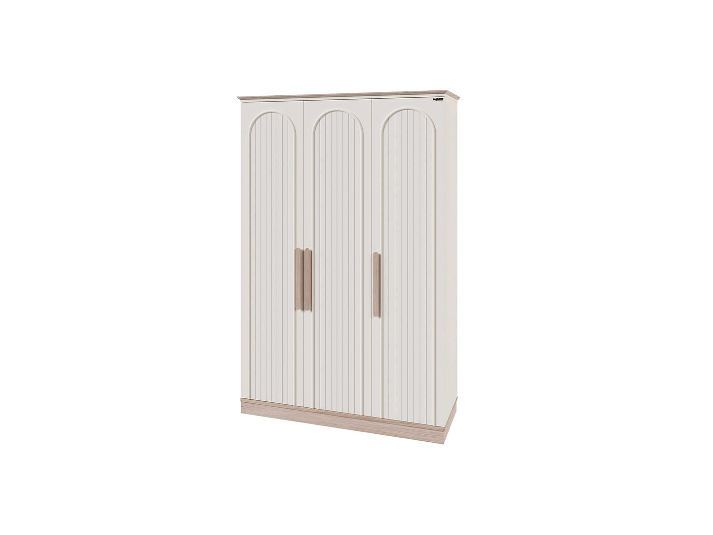 Bohemsoft 3 Door Wardrobe