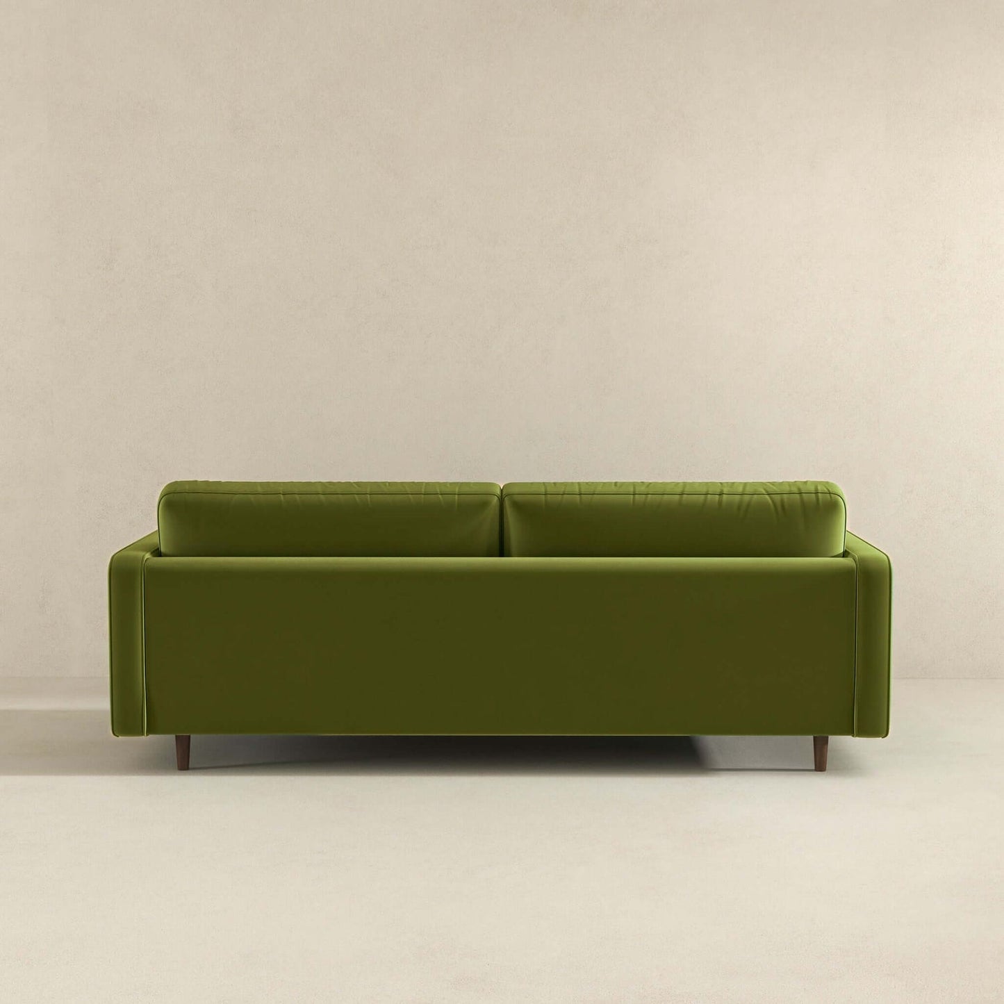 Anthony 88" Mid-Century Modern Pistachio Green Velvet Sofa