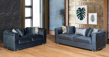 Load image into Gallery viewer, Selena Sofa &amp; Loveseat - Anthracite Gray