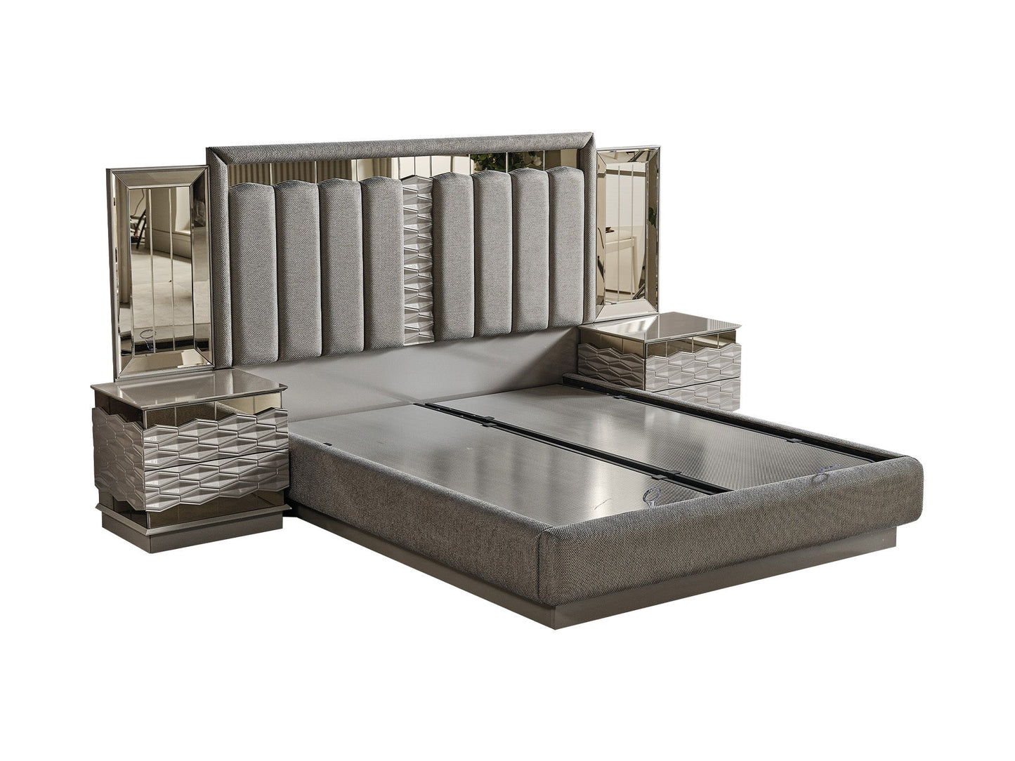 Gokce Bed Frame With Headboard