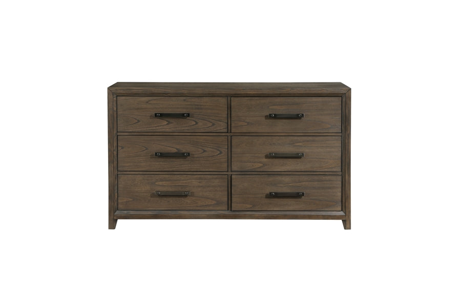 Cambridge Dark Walnut Finish Platform Bedroom Set in 1422