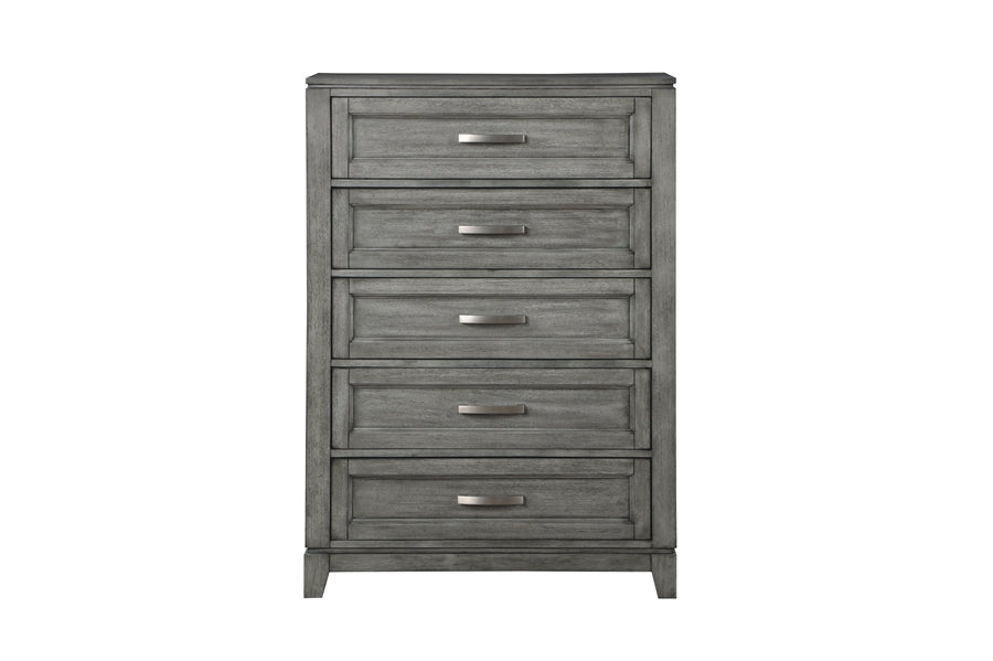 Garretson Grey Finish Platform Bedroom Set 1450