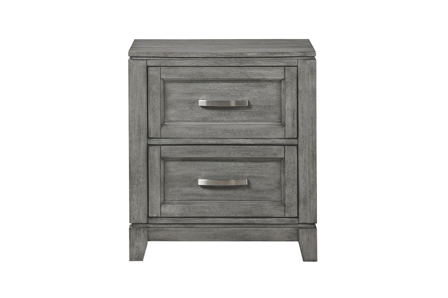 Garretson Grey Finish Platform Bedroom Set 1450