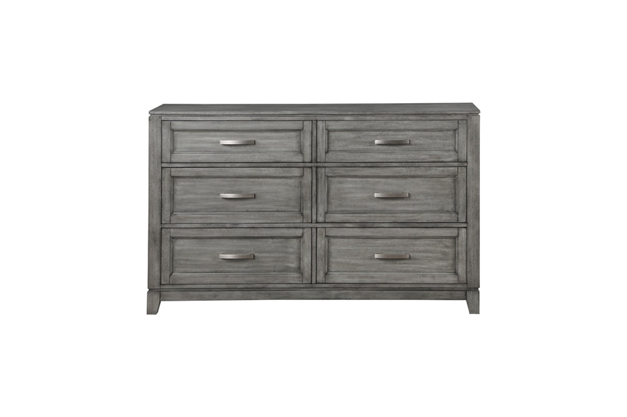 Garretson Grey Finish Platform Bedroom Set 1450