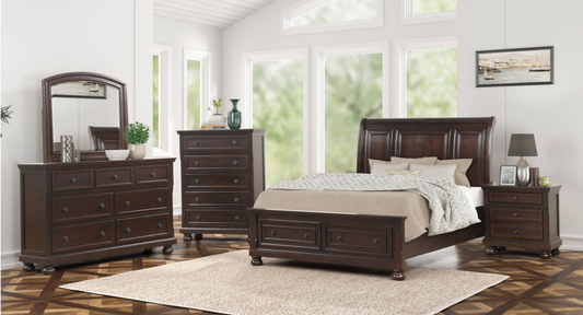 Magnolia10 Brown Panel Bedroom Set