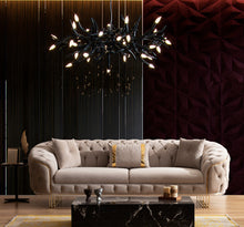 Load image into Gallery viewer, Rome Beige Velvet 3pc Living Room Set