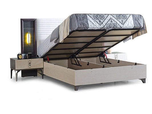 Nero Storage Bed With Headboard