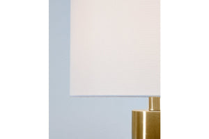 Samney Gold Finish/White Table Lamp, (Set of 2)   L208394