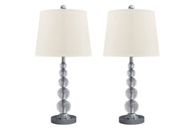 Load image into Gallery viewer, Joaquin Clear/Silver Finish Table Lamp (Set of 2)    L428084