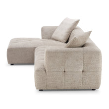 Load image into Gallery viewer, Kaynes Mocha Boucle L-Shaped Sectional