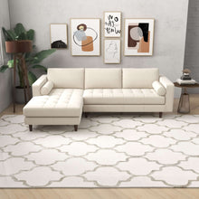 Load image into Gallery viewer, Anthony Cream Boucle L Shape Corner Sectional