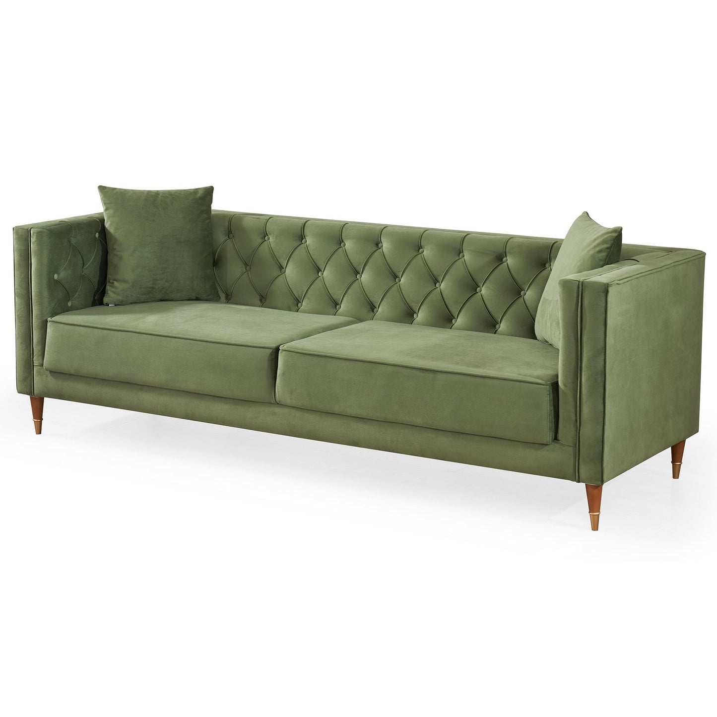 Autumn Modern Green Velvet Sofa