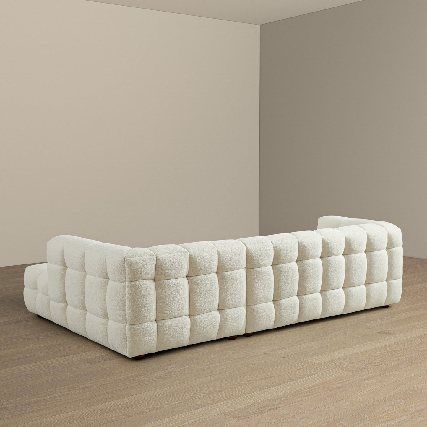 Morrison 140" Right Sectional Sofa (Cream Boucle)