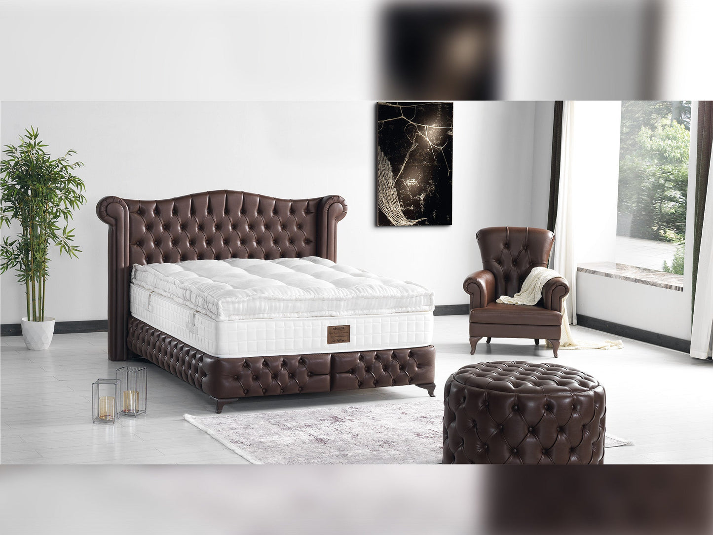 Monalisa Storage Bed With Headboard Brown