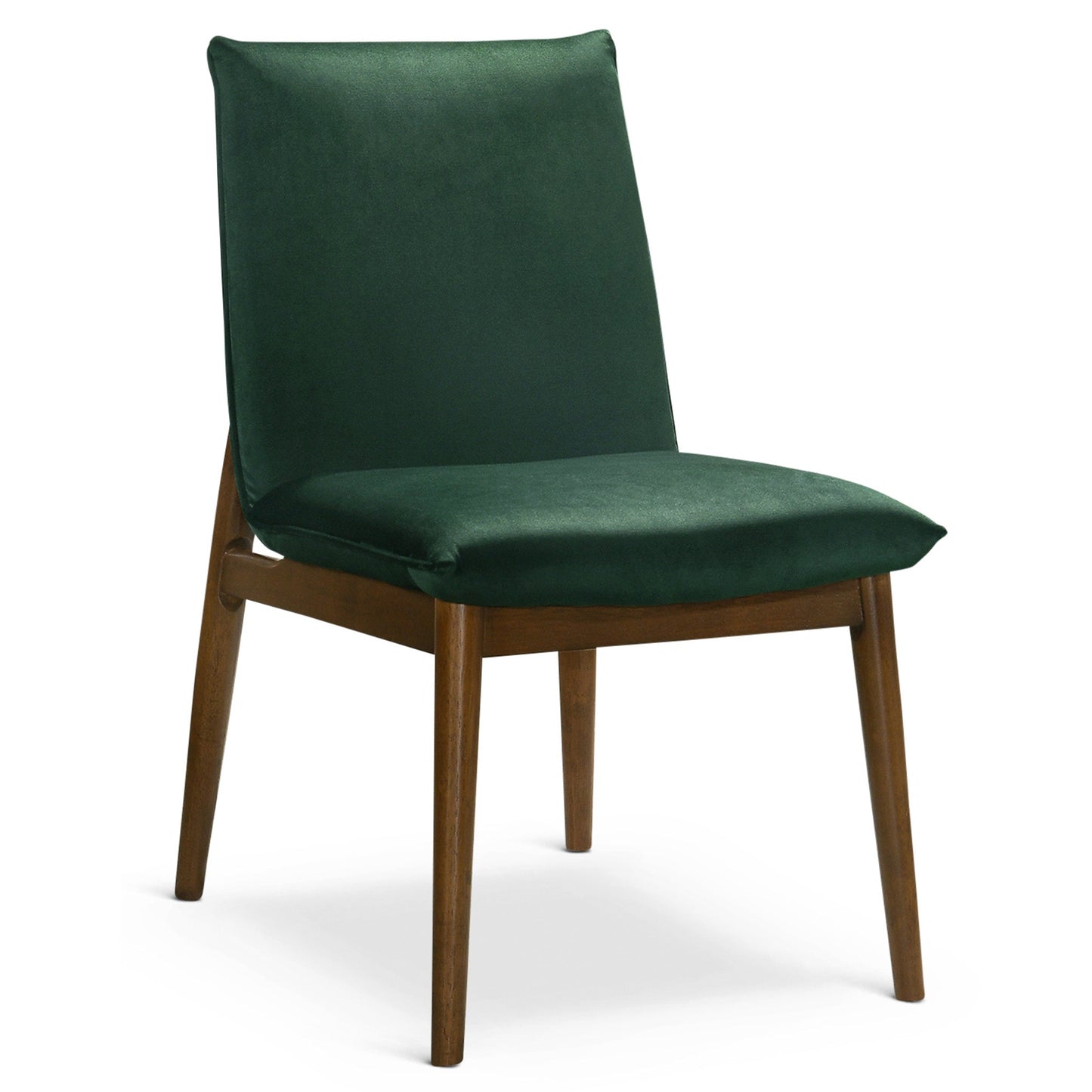 Monza Dark Green Velvet Dining Chair (Set Of 2)