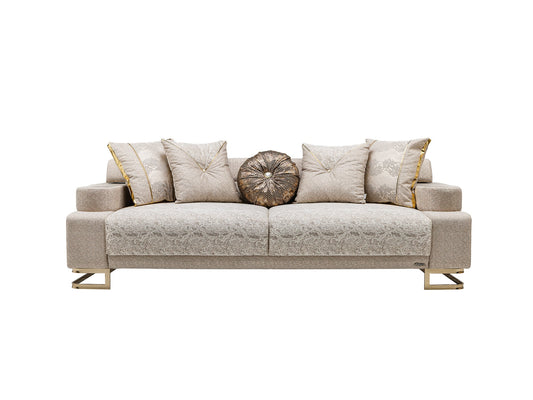 Monza Convertible Sofa Cream