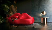 Load image into Gallery viewer, Lips Red Boucle Loveseat