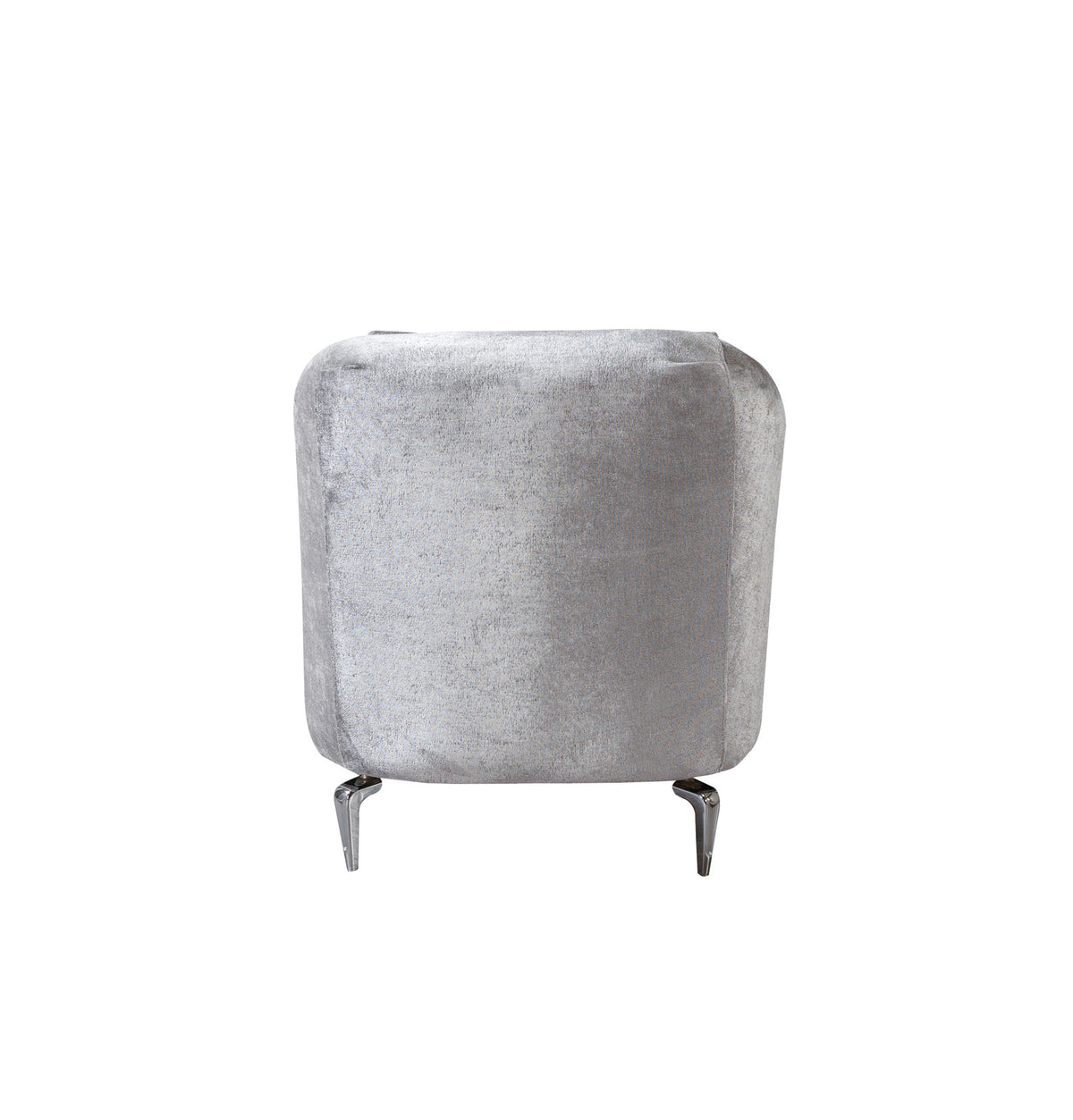 Santana Silver Velvet Chair