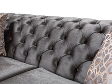 Load image into Gallery viewer, Lupino Gray Velvet Sofa &amp; Loveseat
