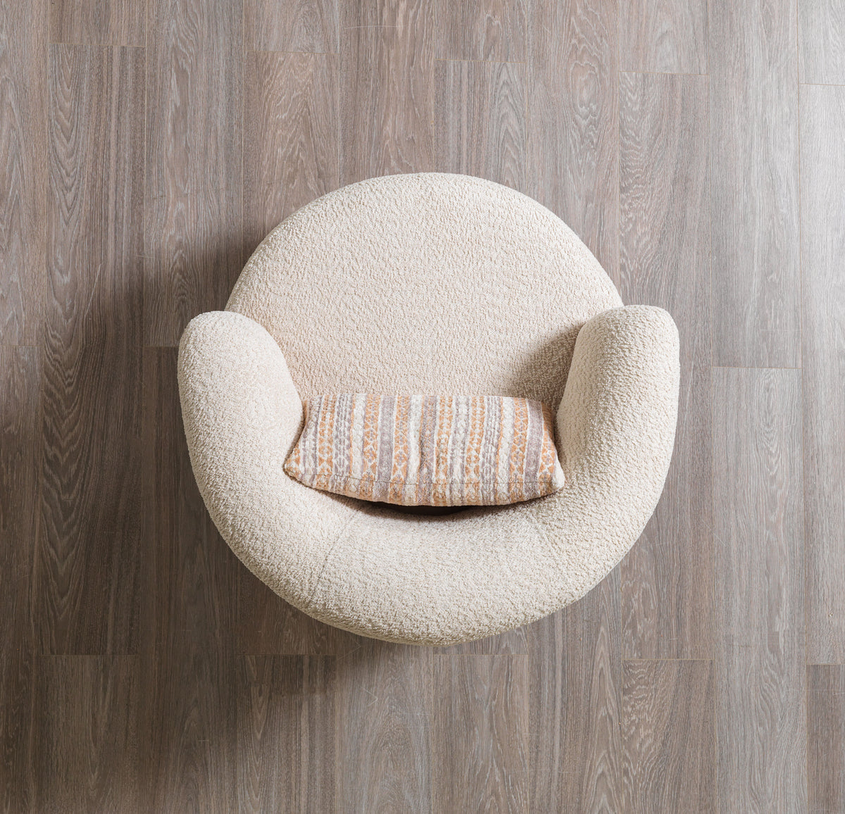 Destina Ivory Boucle Chair