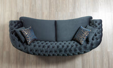 Load image into Gallery viewer, Victoria Holly Green Velvet Sofa &amp; Loveseat