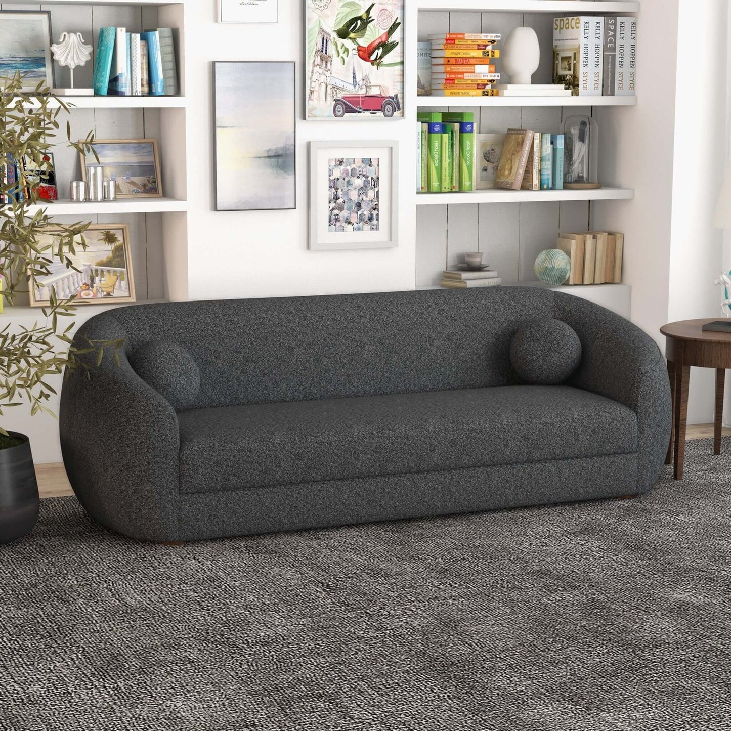 Melinda Gray Boucle Sofa