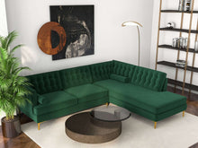 Load image into Gallery viewer, Brooke Green Mid-Century Modern Sectional