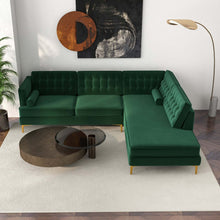 Load image into Gallery viewer, Brooke Green Mid-Century Modern Sectional
