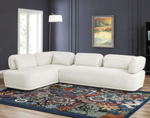 Load image into Gallery viewer, Richard Beige Boucle Mid-Century Modern 2pc Sectional Left