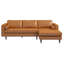 Load image into Gallery viewer, Anthony Tan Genuine Leather L Shape Corner Sectional