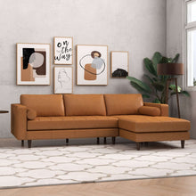 Load image into Gallery viewer, Anthony Tan Genuine Leather L Shape Corner Sectional