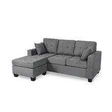 Load image into Gallery viewer, Lucky Gray Reversible Sectional  SH3217