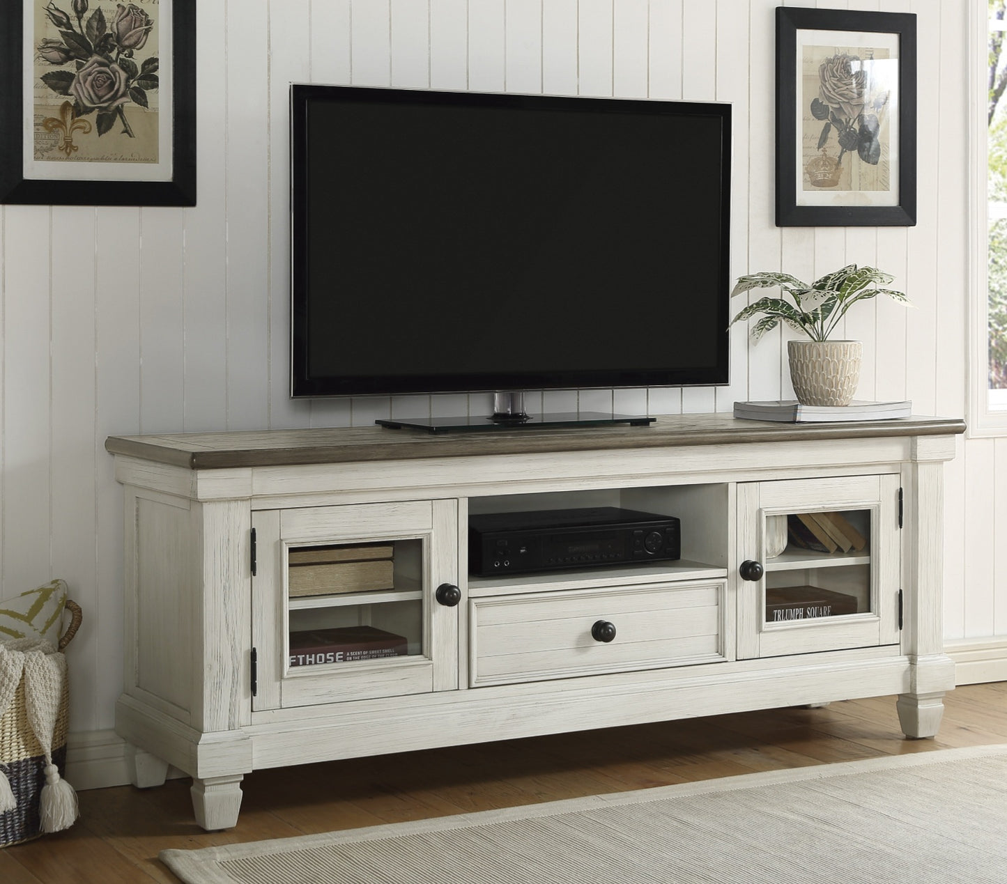 Granby White 64"Tv Stand 56270