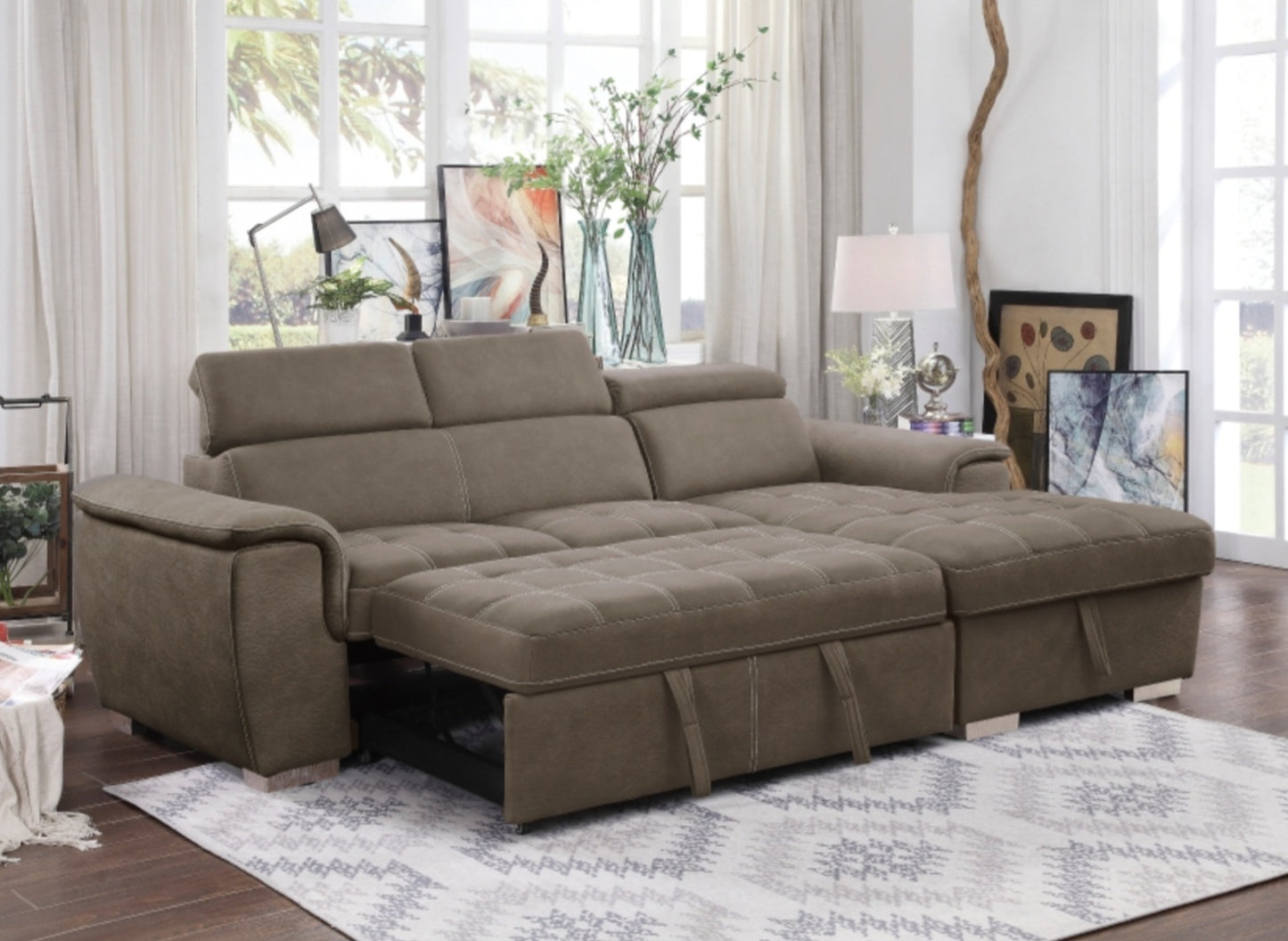 Ferriday Storage Sleeper Sectional 8228